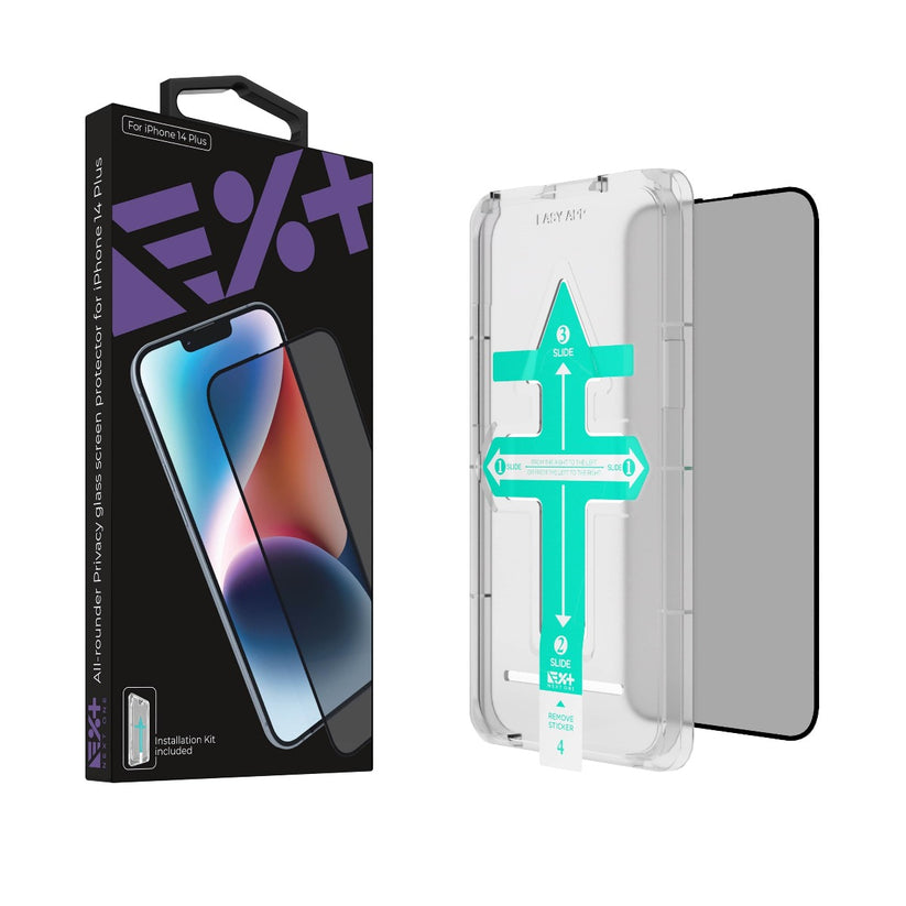 Next One All-Rounder Privacy Glass Screen Protector za iPhone 14 Plus - iSTYLE RS