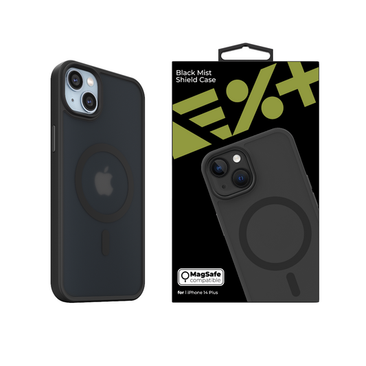 NEXT ONE BLACK MIST SHIELD CASE FOR IPHONE 14 PLUS |MAGSAFE COMPATIBLE - iSTYLE RS