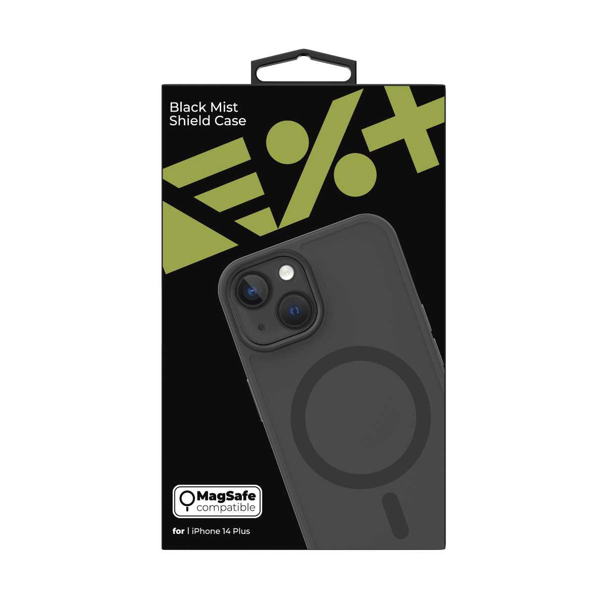 NEXT ONE BLACK MIST SHIELD CASE FOR IPHONE 14 PLUS |MAGSAFE COMPATIBLE - iSTYLE RS
