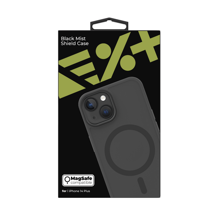 NEXT ONE BLACK MIST SHIELD CASE FOR IPHONE 14 PLUS |MAGSAFE COMPATIBLE - iSTYLE RS
