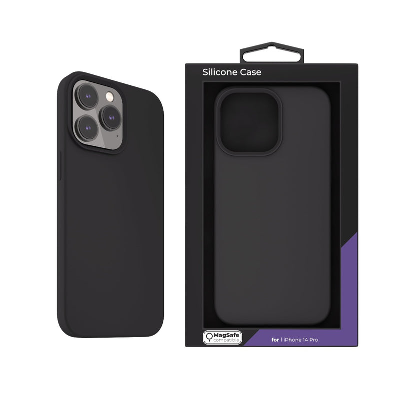 Next One MagSafe Silicone Case for iPhone 14 Pro Black - iSTYLE RS