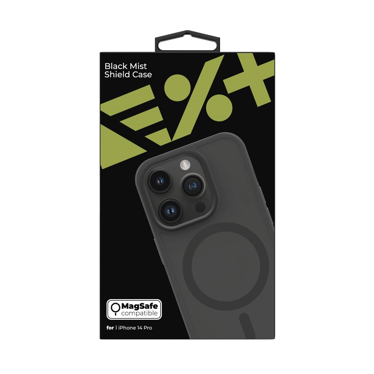 NEXT ONE BLACK MIST SHIELD CASE FOR IPHONE 14 PRO |MAGSAFE COMPATIBLE - iSTYLE RS
