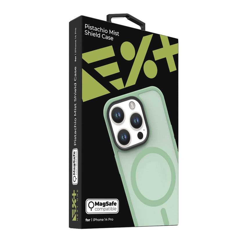 NEXT ONE PISTACHIO MIST SHIELD CASE FOR IPHONE 14 PRO | MAGSAFE COMPATIBLE - iSTYLE RS