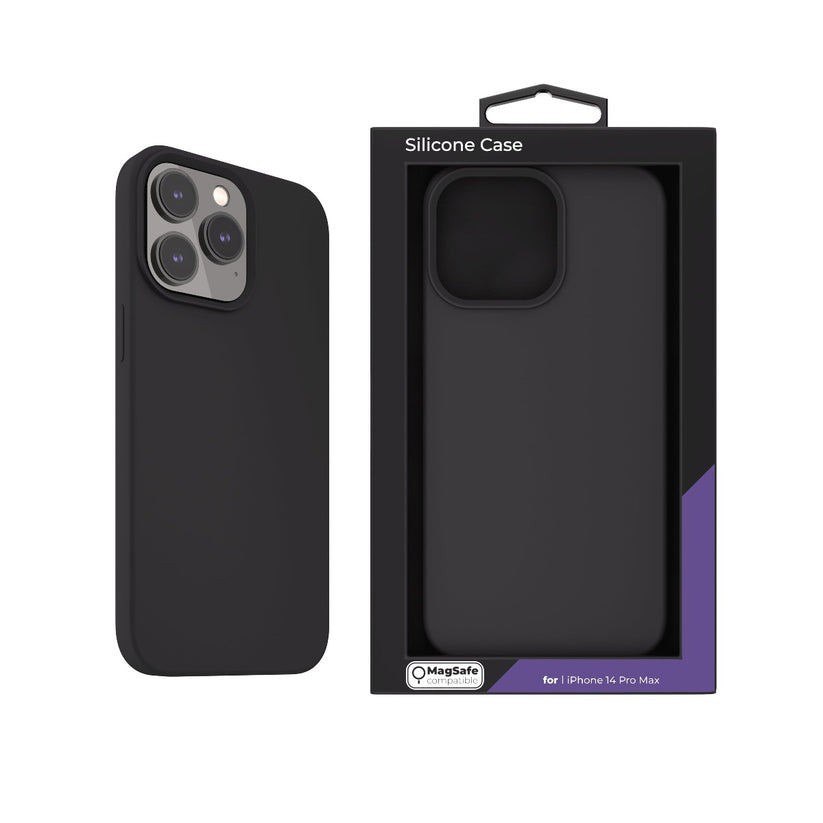 Next One MagSafe Silicone Case for iPhone 14 Pro Max Black - iSTYLE RS