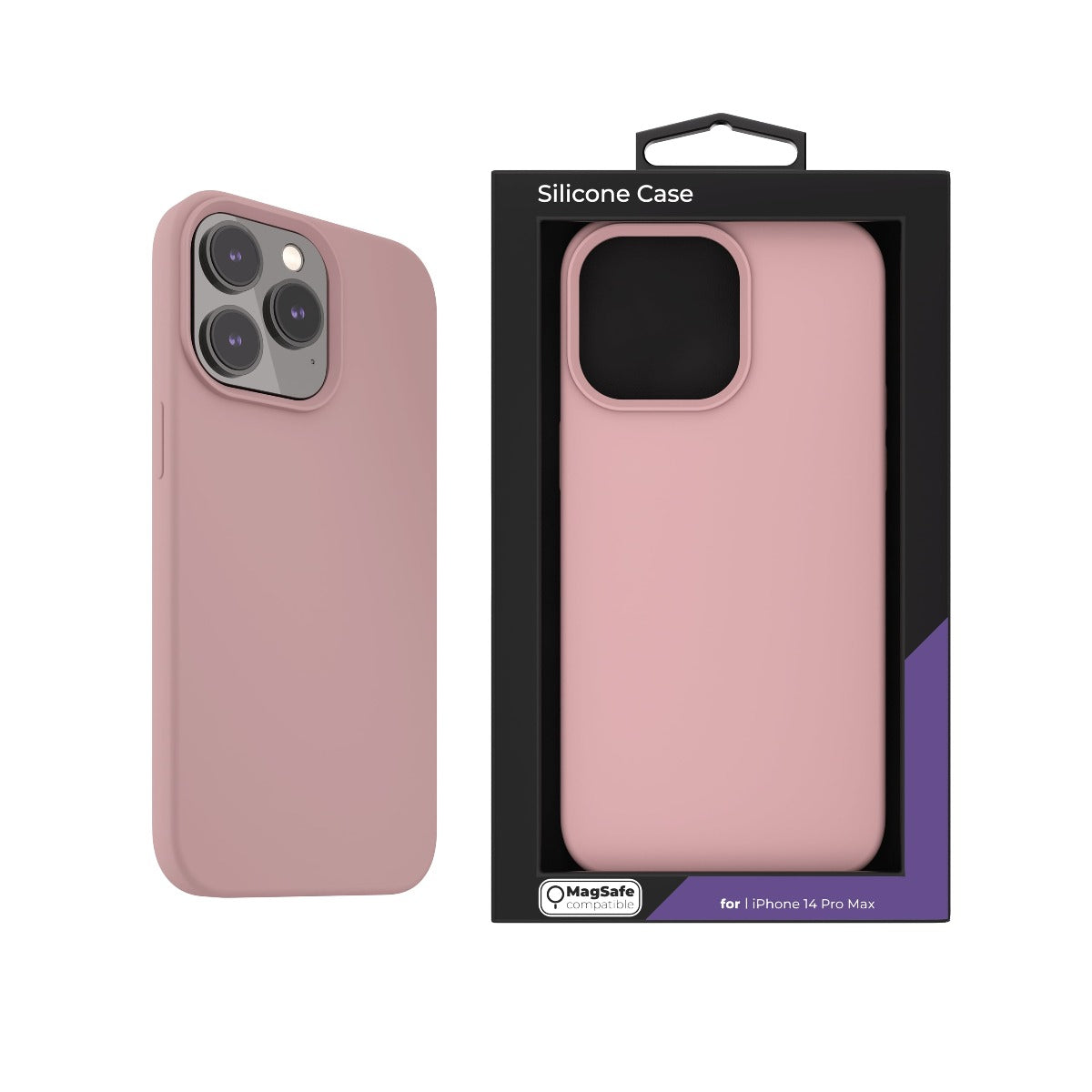Next One MagSafe Silicone Case for iPhone 14 Pro Max Ballet Pink - iSTYLE RS