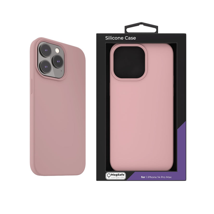 Next One MagSafe Silicone Case for iPhone 14 Pro Max Ballet Pink - iSTYLE RS