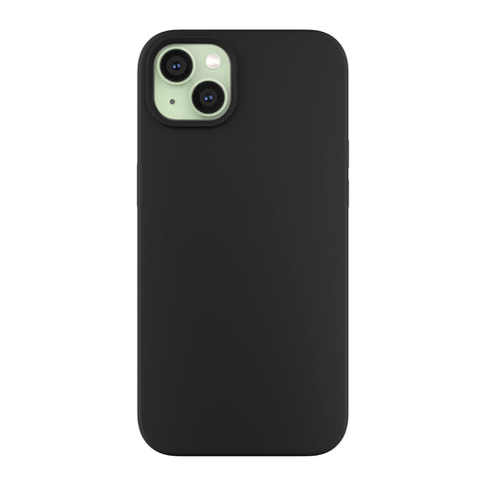 NEXT ONE silicone case MagSafe compatible for iPhone 15 | Black - iSTYLE RS