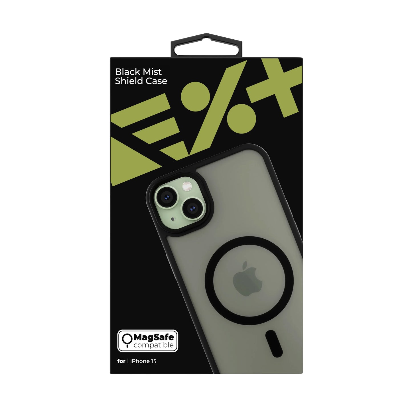 NEXT ONE mist shield case MagSafe compatible for iPhone 15 | Black - iSTYLE RS