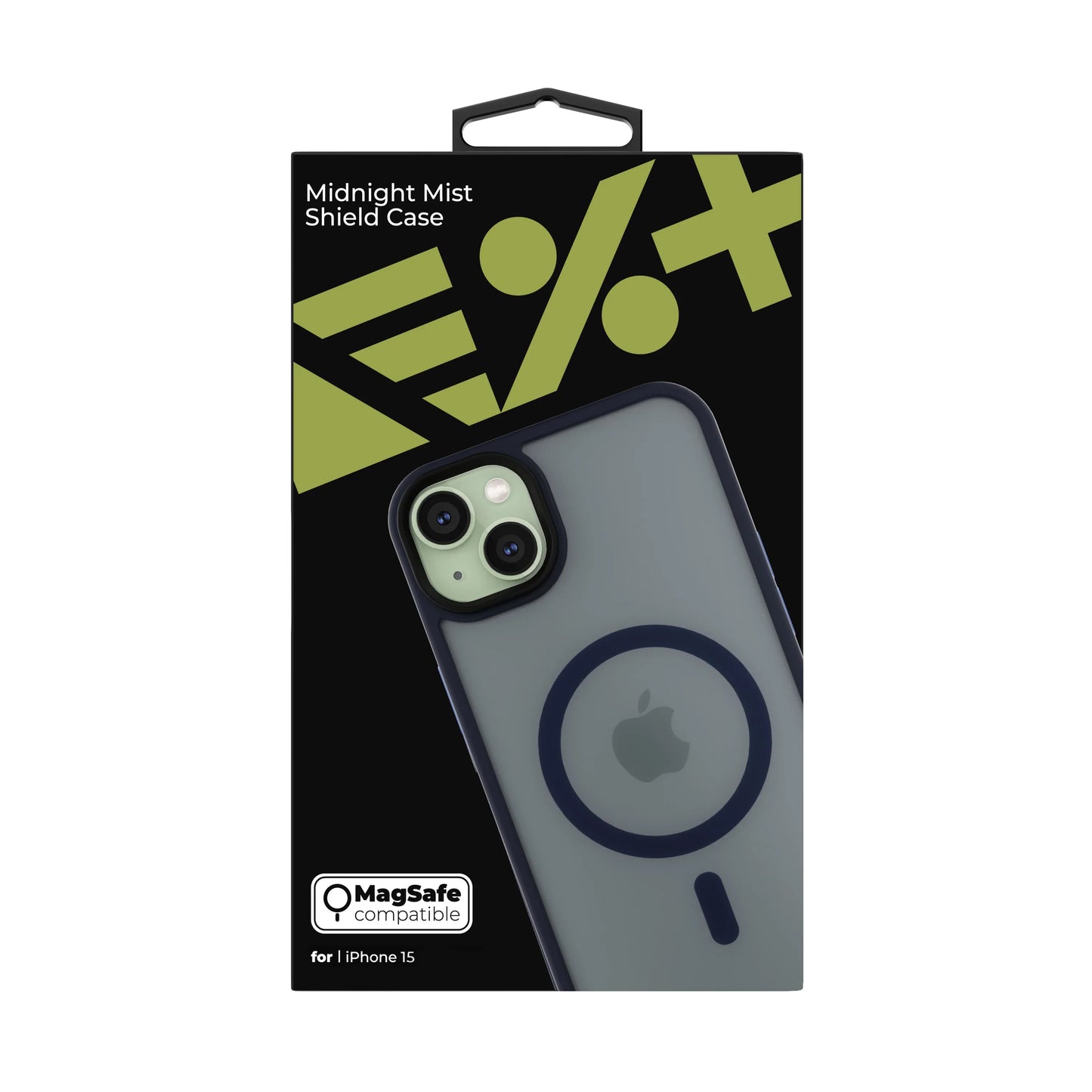 NEXT ONE mist shield case MagSafe compatible for iPhone 15 | Midnight - iSTYLE RS