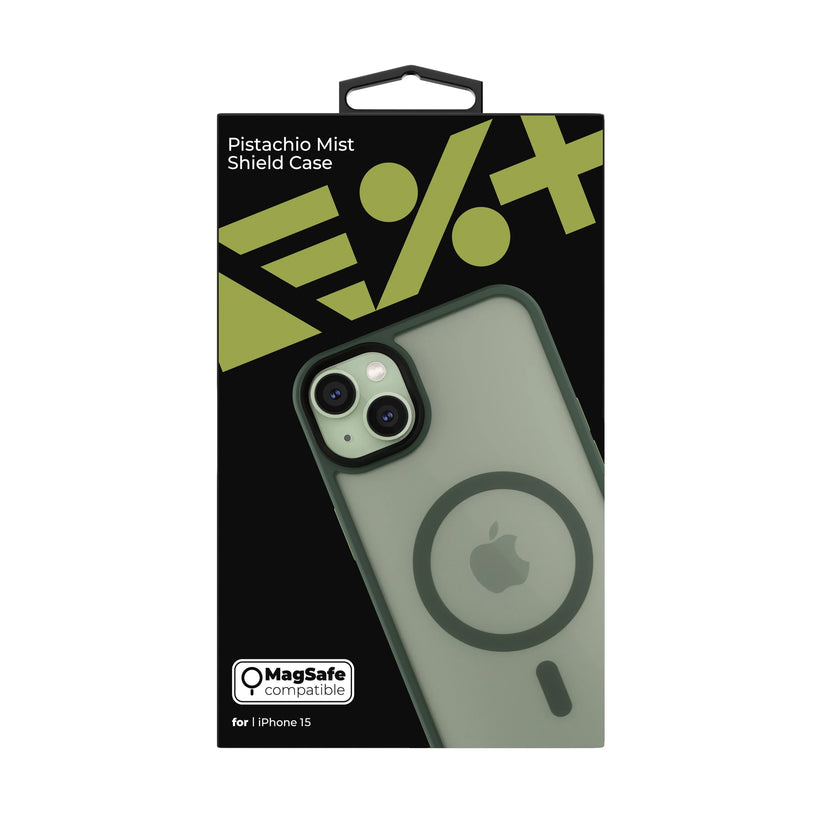 NEXT ONE mist shield case MagSafe compatible for iPhone 15 | Pistachio - iSTYLE RS