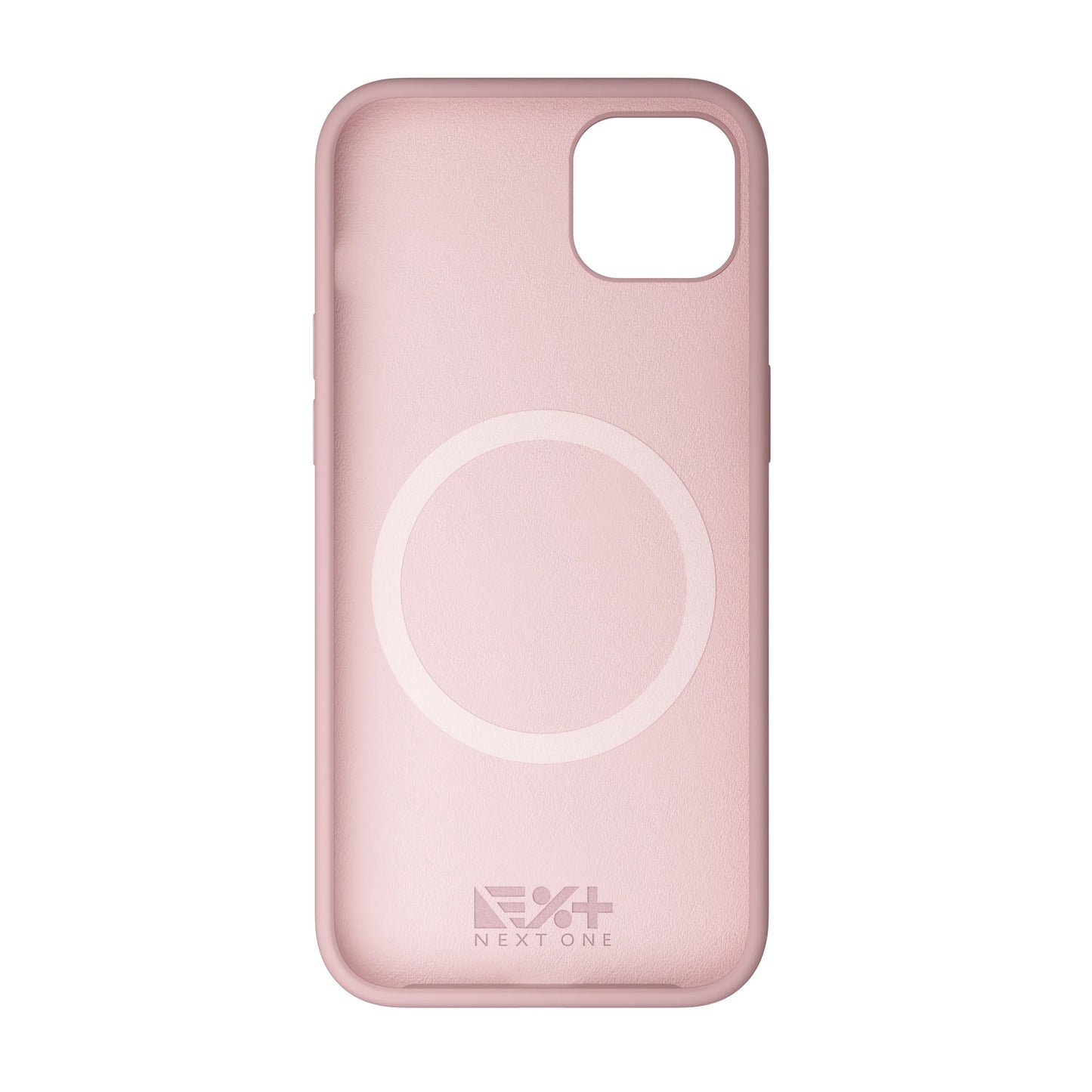 NEXT ONE silicone case MagSafe compatible for iPhone 15 Plus | Pink - iSTYLE RS