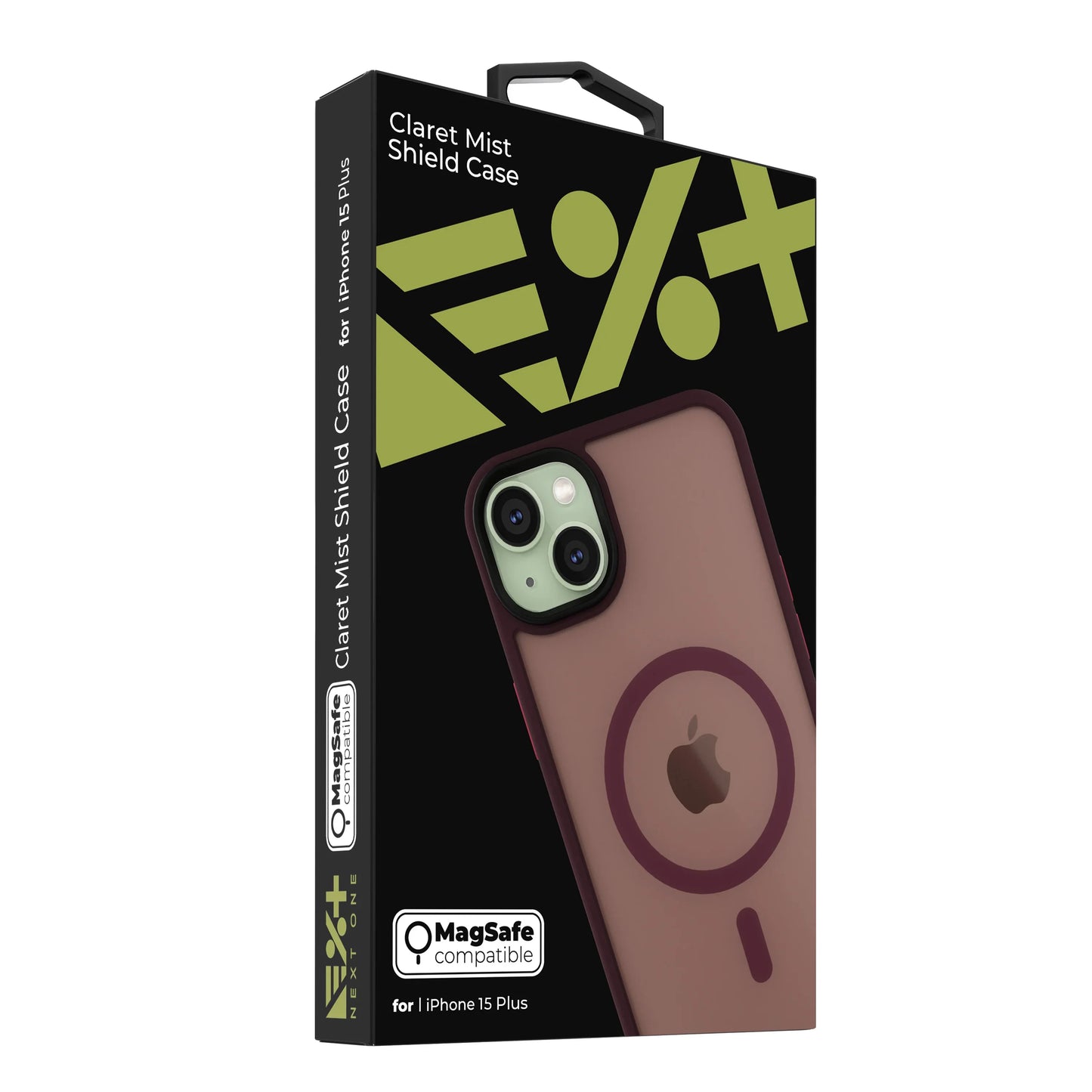 NEXT ONE mist shield case MagSafe compatible for iPhone 15 Plus | Claret - iSTYLE RS