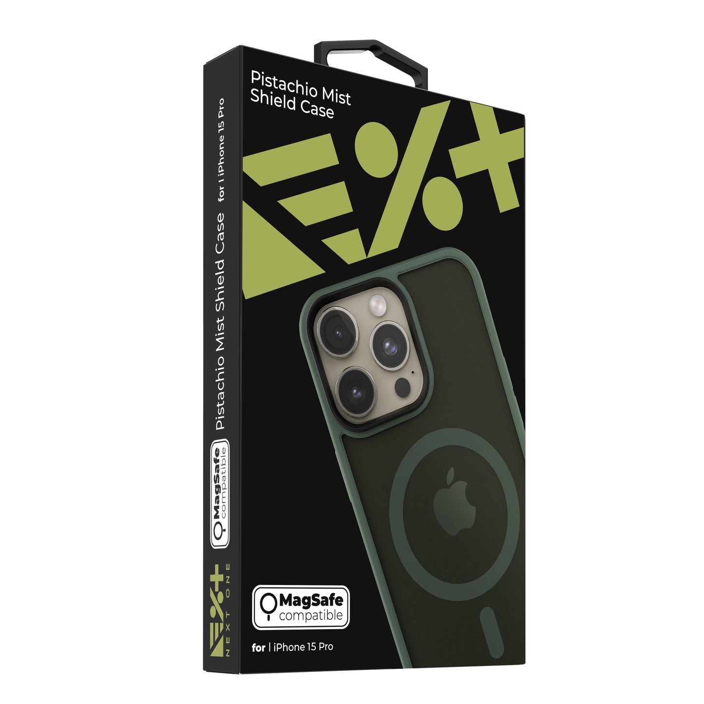 NEXT ONE mist shield case MagSafe compatible for iPhone 15 Pro | Pistachio - iSTYLE RS