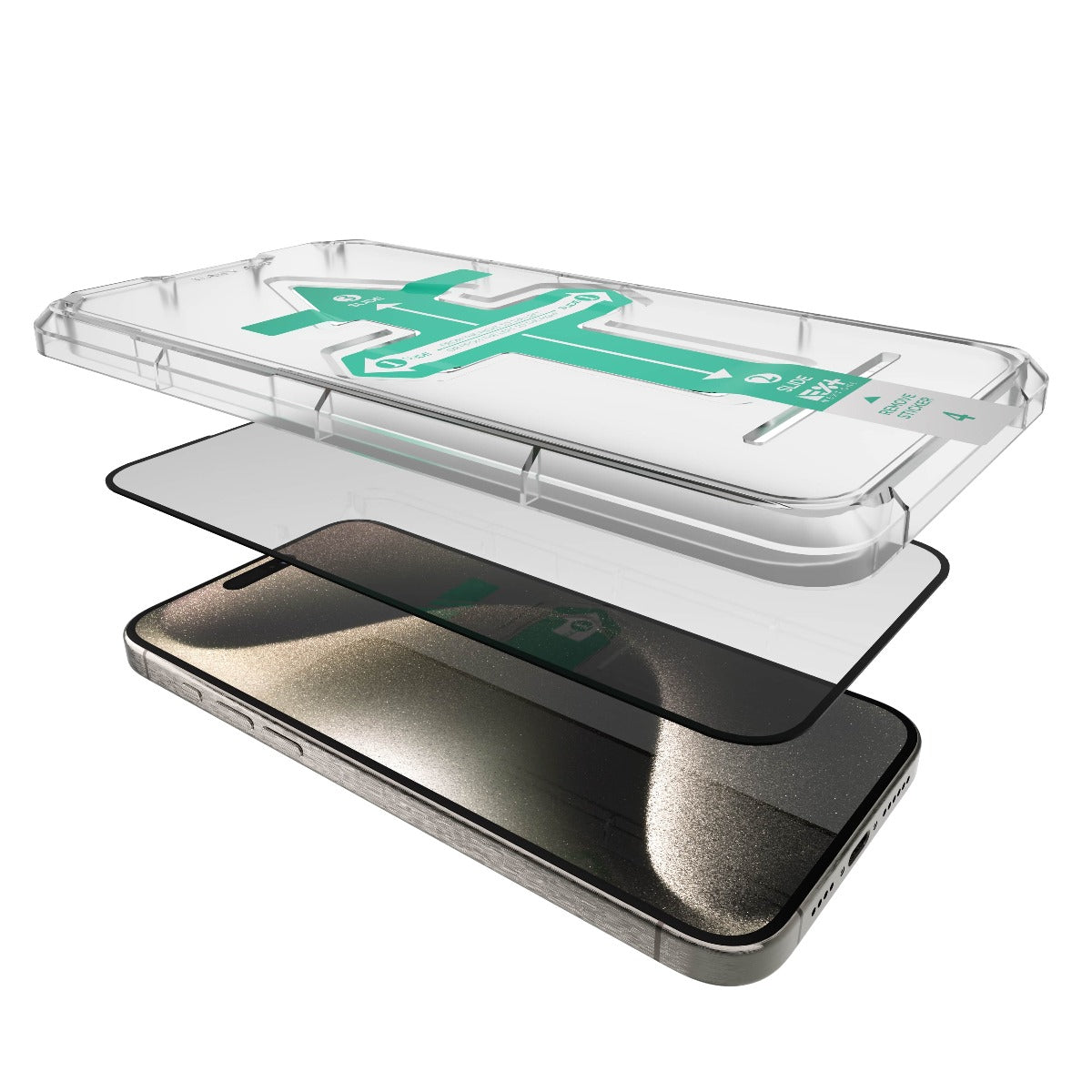 Next One All-Rounder Privacy Glass za iPhone 15 Pro - iSTYLE RS