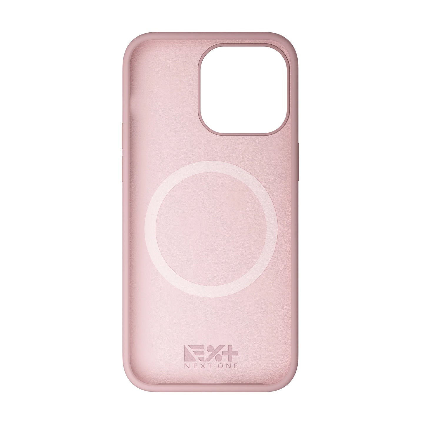 NEXT ONE silicone case MagSafe compatible for iPhone 15 Pro Max | Pink - iSTYLE RS
