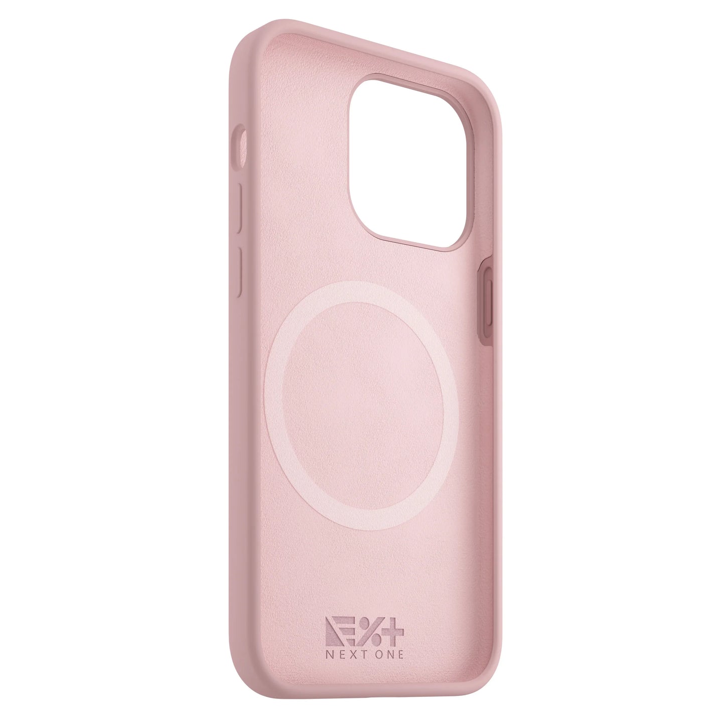 NEXT ONE silicone case MagSafe compatible for iPhone 15 Pro Max | Pink - iSTYLE RS
