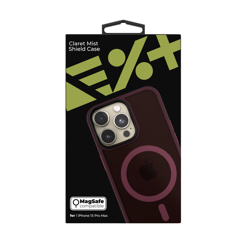 NEXT ONE mist shield case MagSafe compatible for iPhone 15 Pro Max | Claret - iSTYLE RS