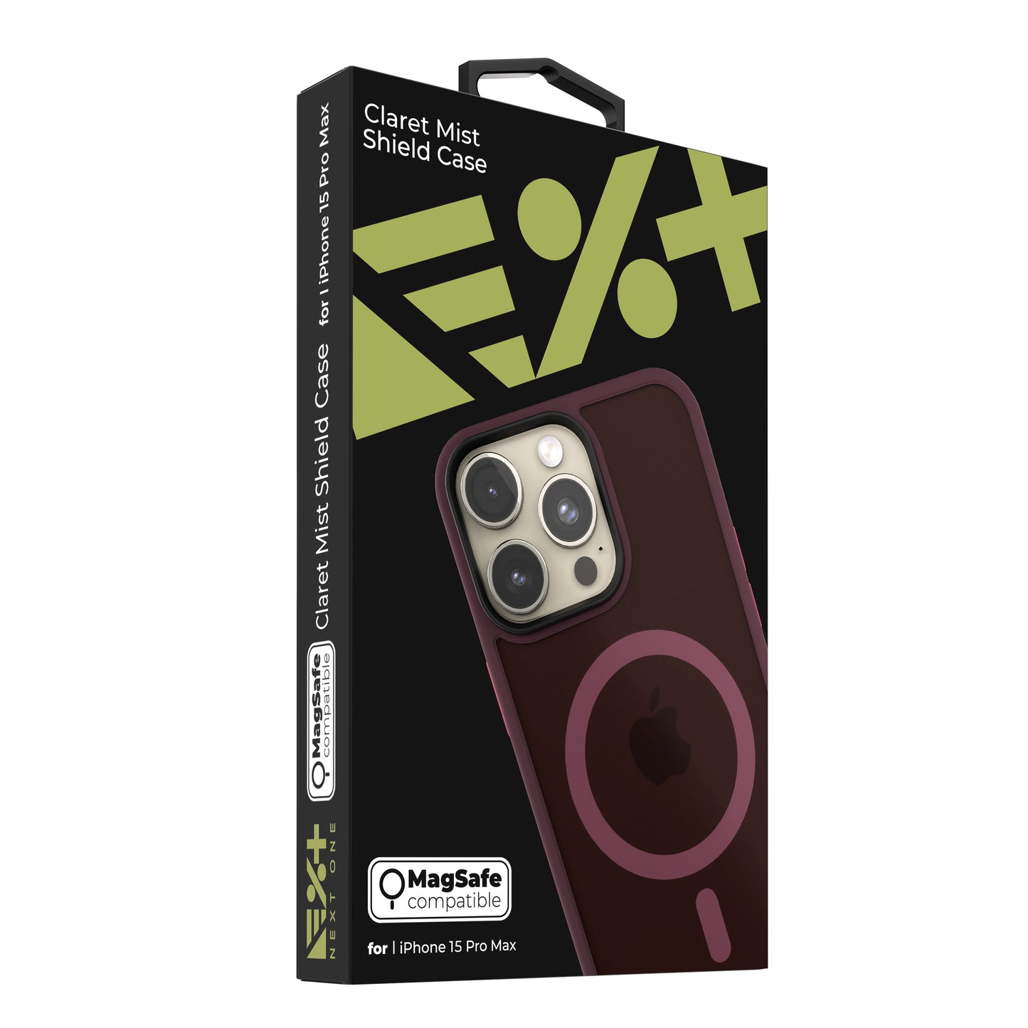 NEXT ONE mist shield case MagSafe compatible for iPhone 15 Pro Max | Claret - iSTYLE RS