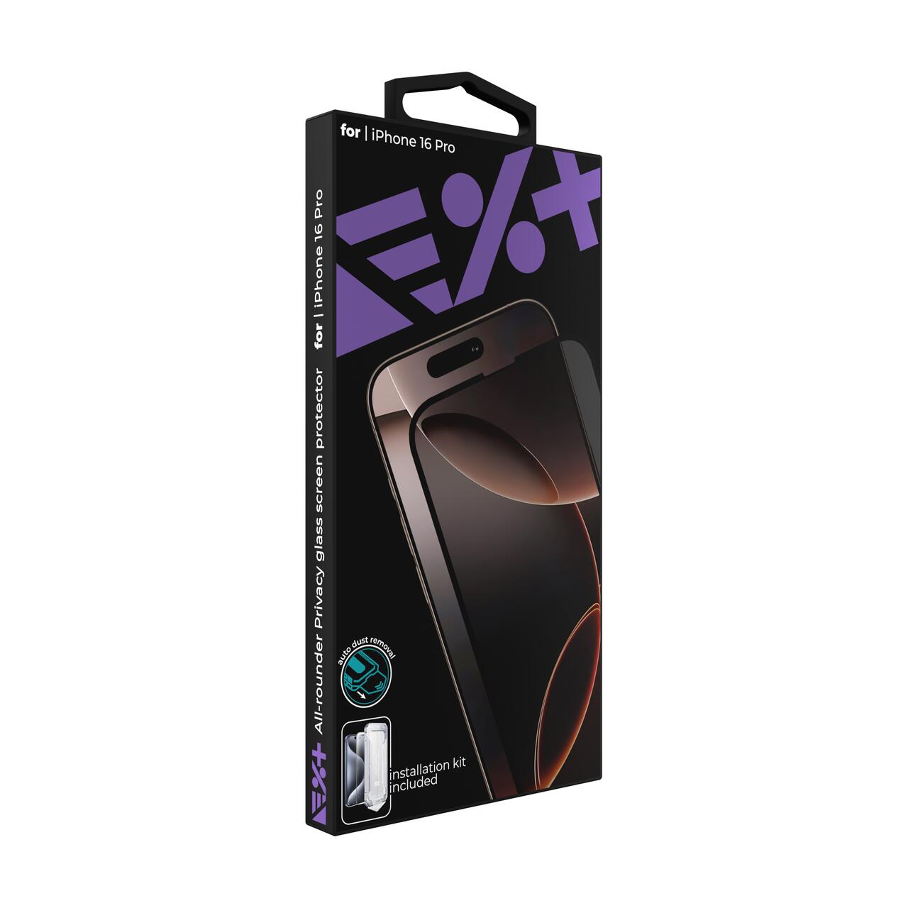 Next One All-Rounder Privacy glass screen Protector za iPhone 16 Pro - iSTYLE RS