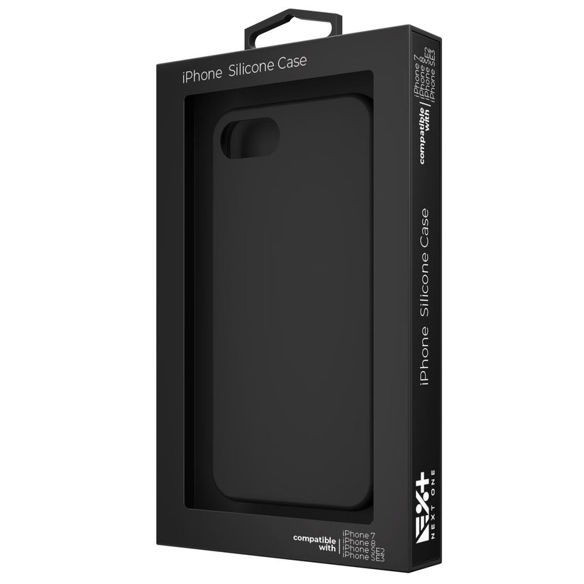 NEXT ONE BLACK SILICON CASE FOR IPHONE SE 2ND GEN. - iSTYLE RS