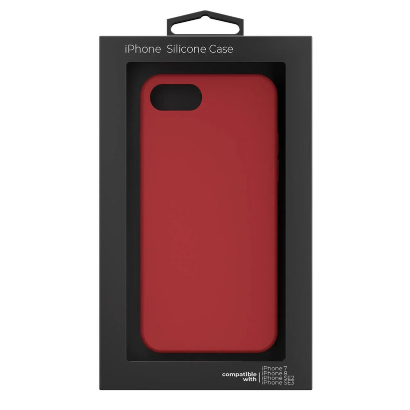 Nexy Silicone Case za iPhone SE - RED - iSTYLE RS