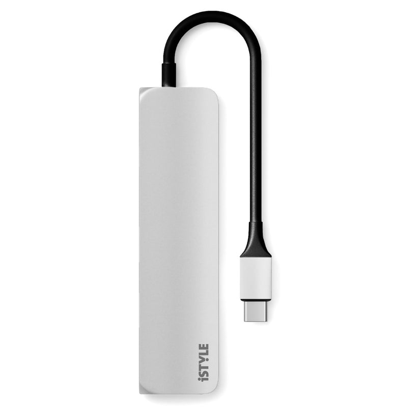 iSTYLE USB Type-C HUB 4K HDMI - silver/black - iSTYLE RS