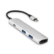 iSTYLE USB Type-C HUB 4K HDMI - silver/black - iSTYLE RS