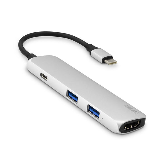 iSTYLE USB Type-C HUB 4K HDMI - silver/black - iSTYLE RS