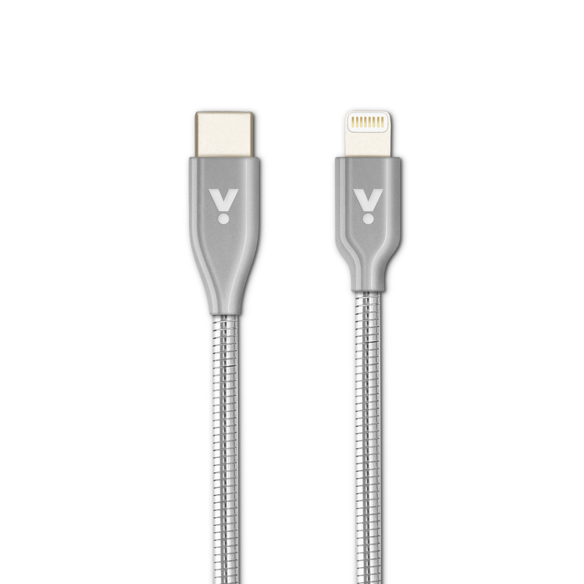 iSTYLE USB-C to Lightning Metal Cable 1,2m - silver - iSTYLE RS