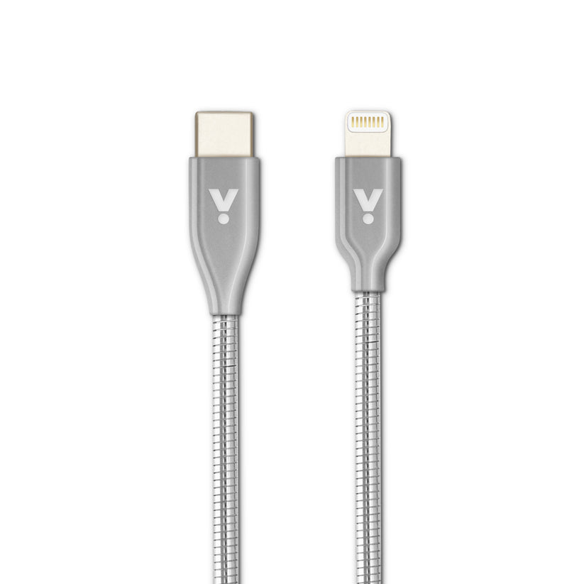 iSTYLE USB-C to Lightning Metal Cable 1,2m - silver - iSTYLE RS