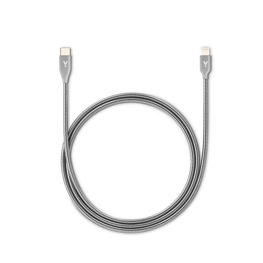 iSTYLE USB-C to Lightning Metal Cable 1,2m - silver - iSTYLE RS