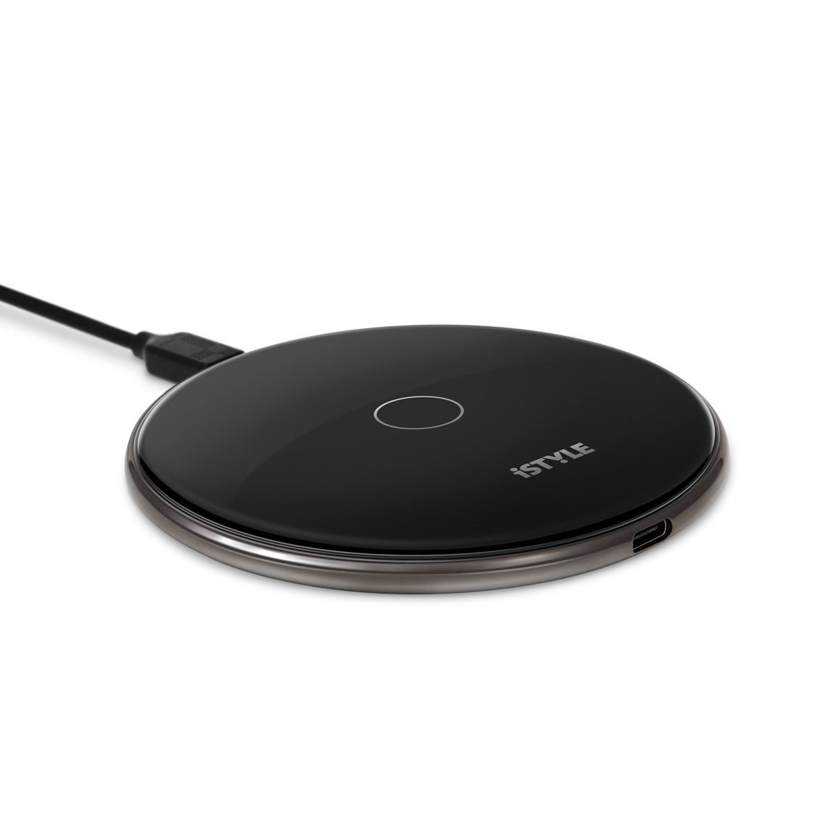 iSTYLE Wireless charging pad 15W + Adapter - black - iSTYLE RS