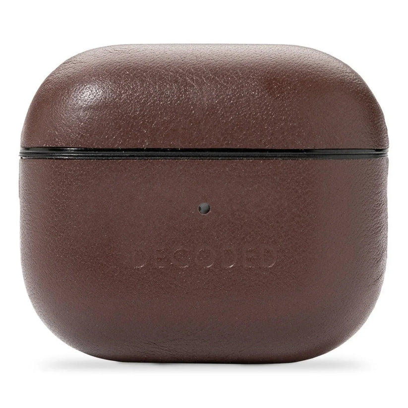 DECODED leather Aircase Airpods 3rd Gen Chocolate Brown - iSTYLE RS