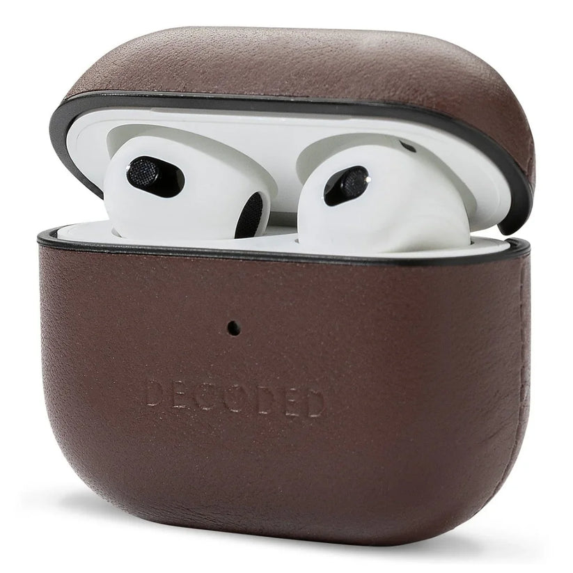 DECODED leather Aircase Airpods 3rd Gen Chocolate Brown - iSTYLE RS