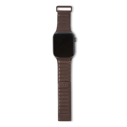 Decoded Leather Magnetic Traction Strap |Series 7(45mm)/6/SE/5/4(44mm)/3/2/1(42mm)| Chocolate Brown - iSTYLE RS