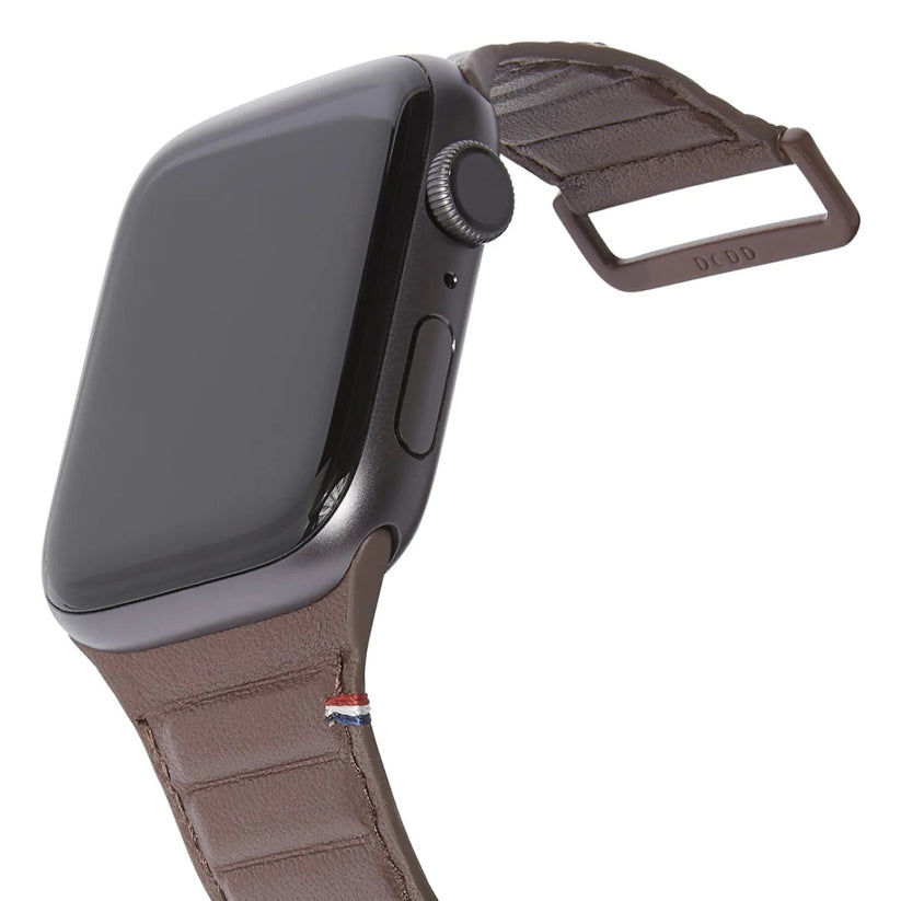 Decoded Leather Magnetic Traction Strap |Series 7(45mm)/6/SE/5/4(44mm)/3/2/1(42mm)| Chocolate Brown - iSTYLE RS