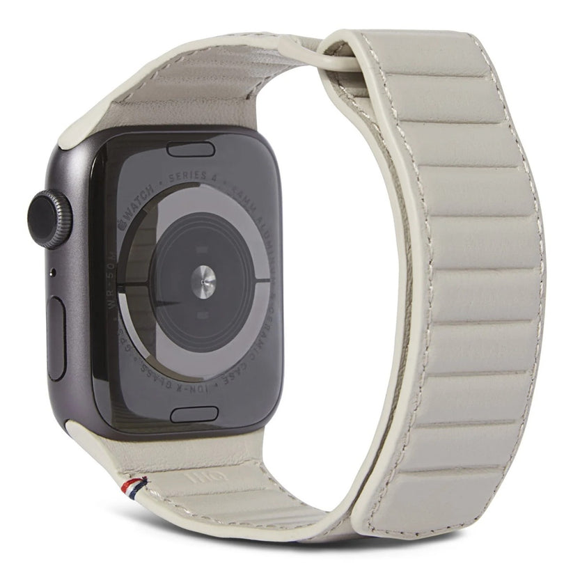Decoded Leather Magnetic Traction Strap Series 7(41mm)/6/SE/5/4(40mm)/3/2/1(38mm) Clay - iSTYLE RS