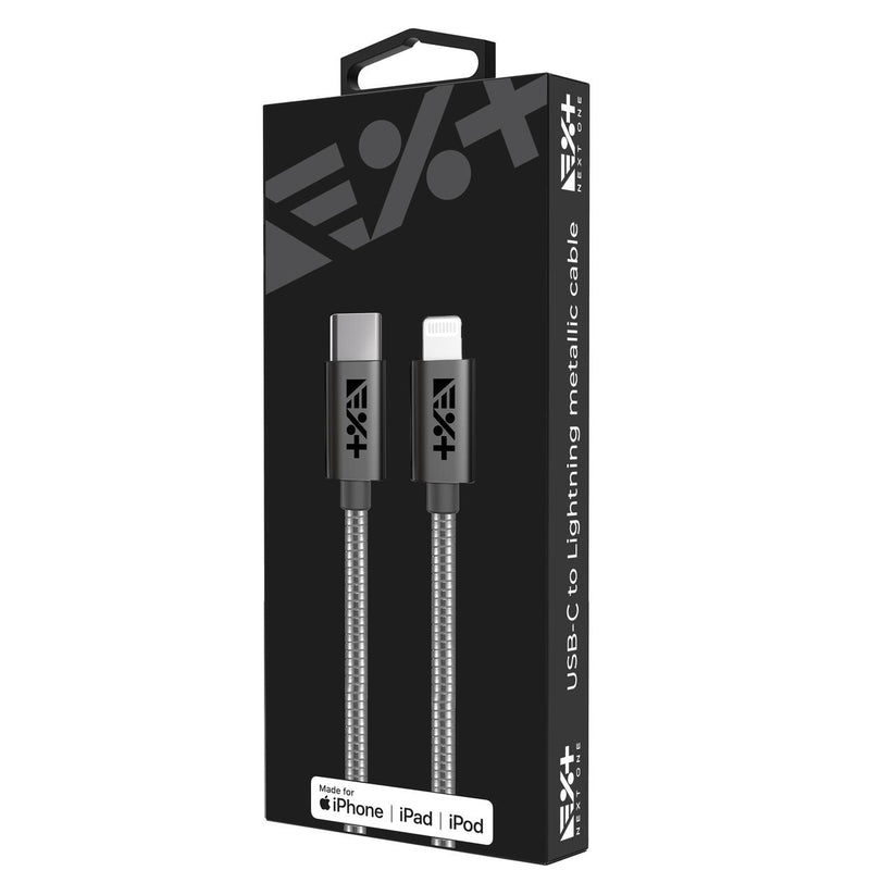 Next One Metallic USB-A to Lightning Cable - iSTYLE RS