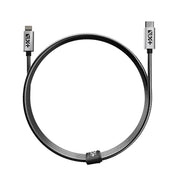 Next One SILVER USB-C TO LIGHTNING 1,2m METALLIC CABLE - iSTYLE RS