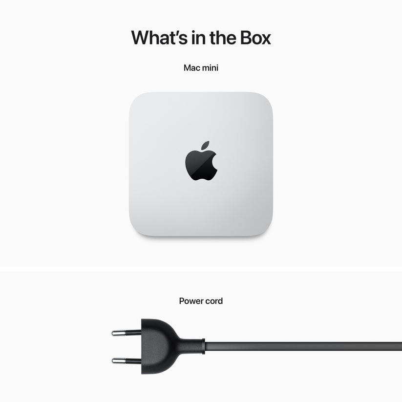 Mac mini M2 sa 8-jezgarnim CPU-om, 10-jezgarnim GPU-om, 8GB objedinjene memorije I 512GB SSD-om - iSTYLE RS