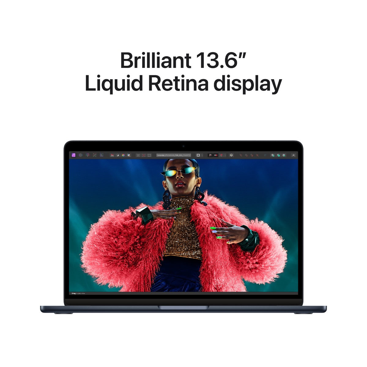13-inčni MacBook Air M3 sa 8-jezgarnim CPU-om, 8-jezgarnim GPU-om, 8GB objedinjene memorije i 256GB SSD-om - Midnight - iSTYLE RS