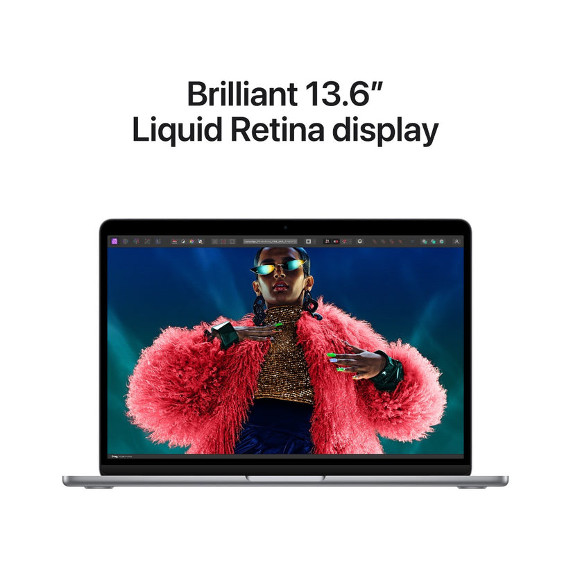 15-inčni MacBook Air M3 sa 8-jezgarnim CPU-om, 10-jezgarnim GPU-om, 16GB objedinjene memorije i 512GB SSD-om - Space Gray - iSTYLE RS