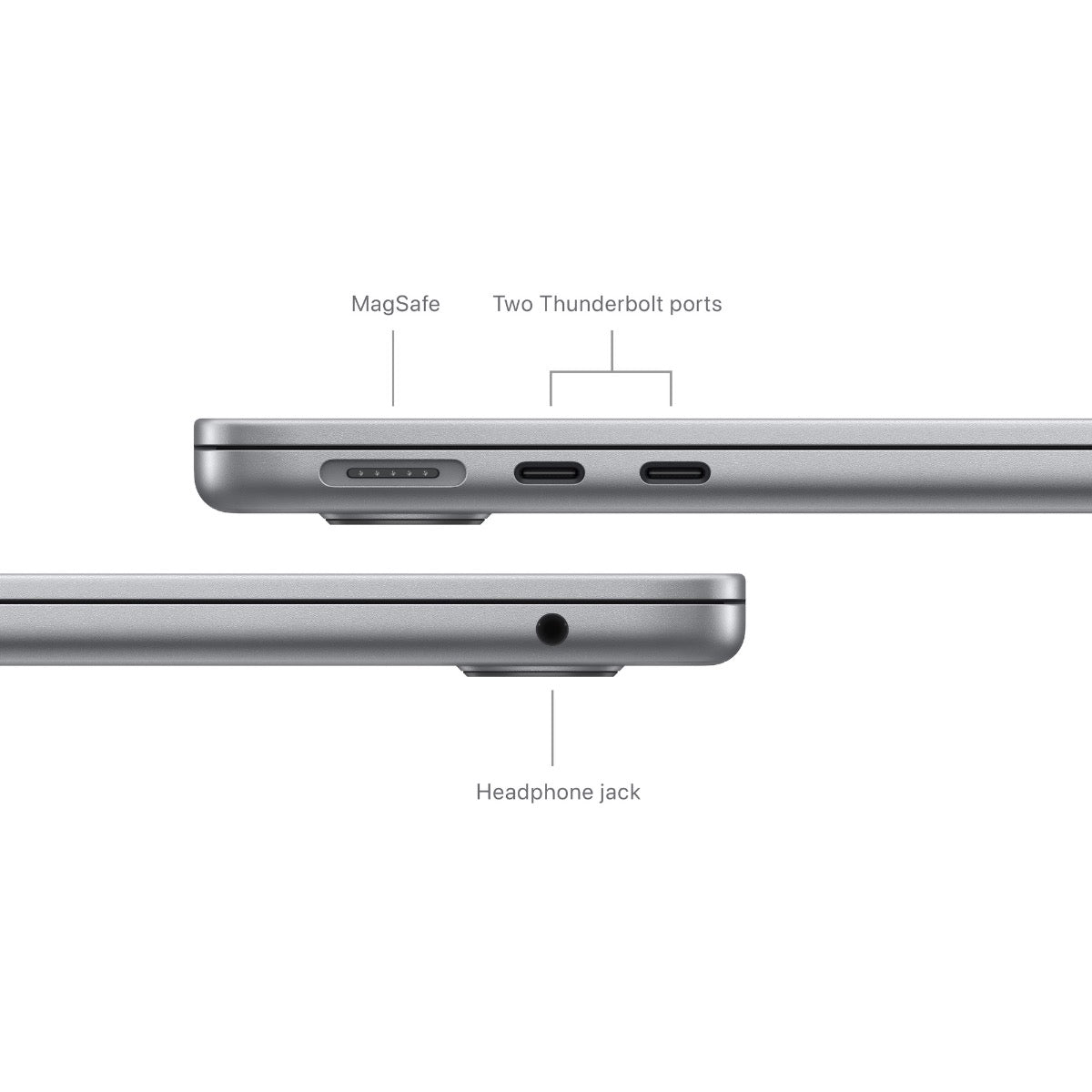 15-inčni MacBook Air M3 sa 8-jezgarnim CPU-om, 10-jezgarnim GPU-om, 16GB objedinjene memorije i 512GB SSD-om - Space Gray - iSTYLE RS