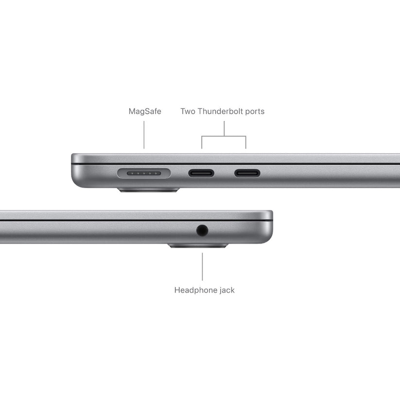 15-inčni MacBook Air M3 sa 8-jezgarnim CPU-om, 10-jezgarnim GPU-om, 16GB objedinjene memorije i 512GB SSD-om - Space Gray - iSTYLE RS