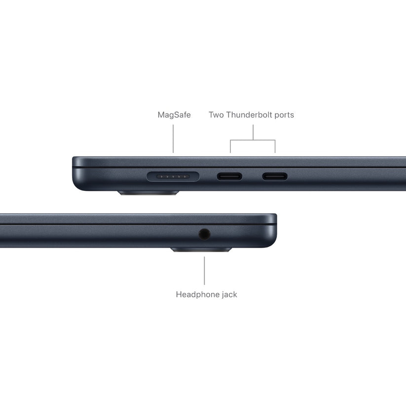 15-inčni MacBook Air M3 sa 8-jezgarnim CPU-om, 10-jezgarnim GPU-om, 8GB objedinjene memorije i 256GB SSD-om - Midnight - iSTYLE RS