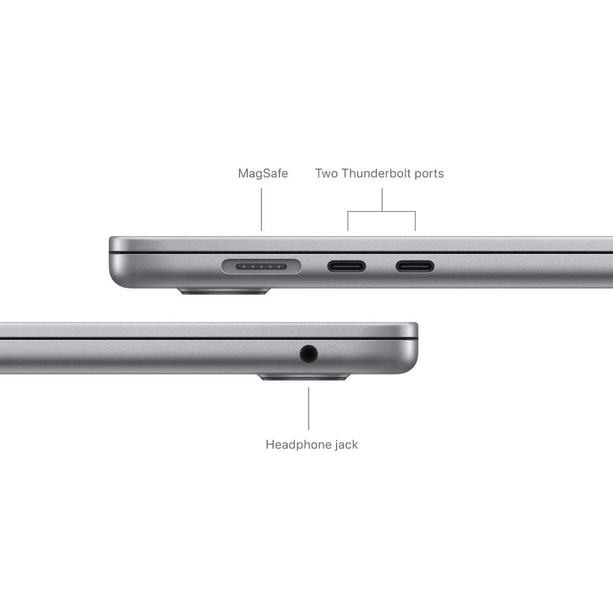 15-inčni MacBook Air M3 sa 8-jezgarnim CPU-om, 10-jezgarnim GPU-om, 8GB objedinjene memorije i 256GB SSD-om - Space Gray - iSTYLE RS