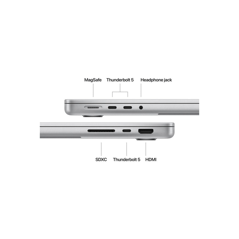 14-inčni MacBook Pro M4 Max sa 14-jezgarnim CPU-om i 32-jezgarnim GPU-om, 36GB objedinjene memorije i 1TB SSD-om - Silver - iSTYLE RS
