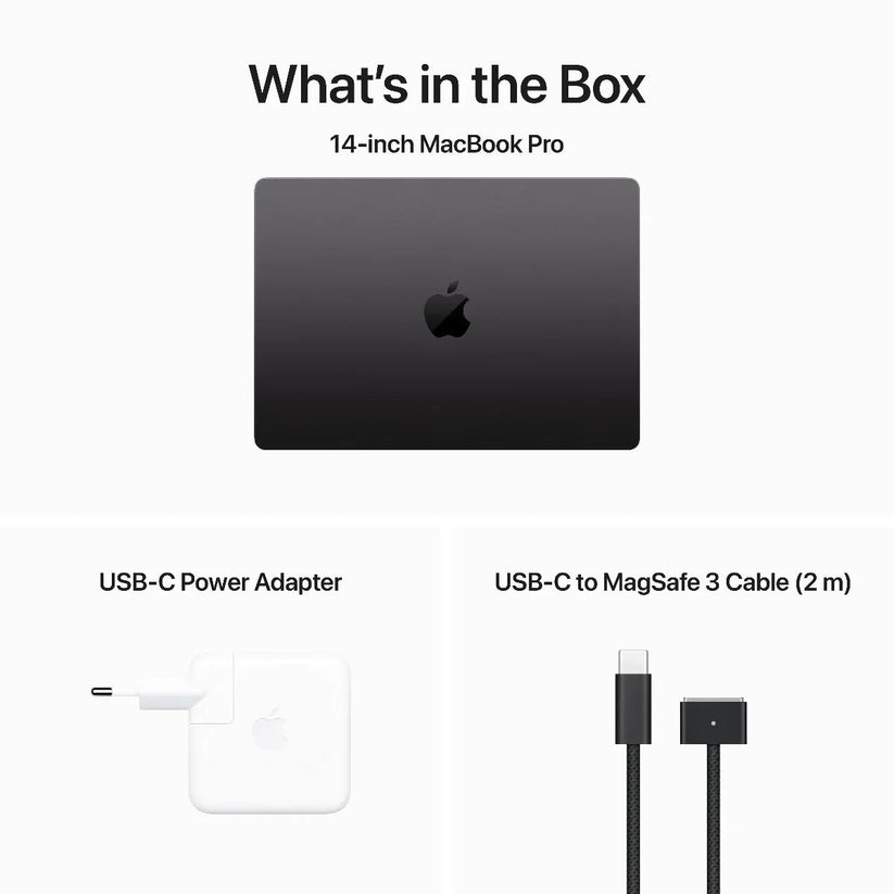 14-inčni MacBook Pro M3 Pro sa 12-jezgarnim CPU-om, 18-jezgarnim GPU-om, 18GB objedinjene memorije i 1TB SSD-om - Space Black (Copy) - iSTYLE.rs