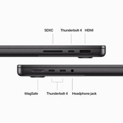 14-inčni MacBook Pro M3 Max sa 14-jezgarnim CPU-om, 30-jezgarnim GPU-om, 36GB objedinjene memorije i 1TB SSD-om - Space Black (Copy) - iSTYLE.rs
