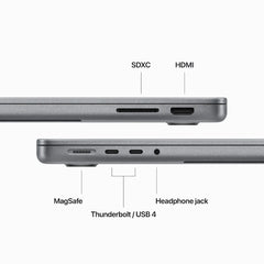 14-inčni MacBook Pro M3 sa 8-jezgarnim CPU-om, 10-jezgarnim GPU-om, 8GB objedinjene memorije i 512GB SSD-om - Space Gray (Copy) - iSTYLE.rs